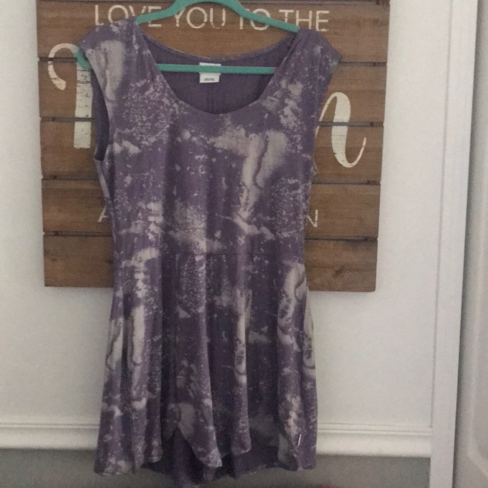 Short sleeve romper